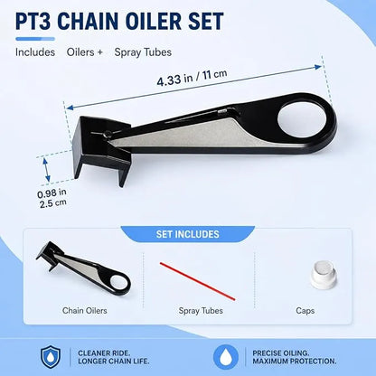 🔧 Mess-Free Chain Lubrication Tool – Easy Oil Application for Chain Care