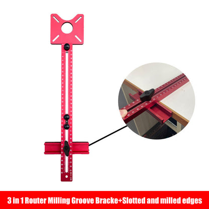 🛠️ 3-in-1 Precision Router Guide for Milling, Grooving & Trimming