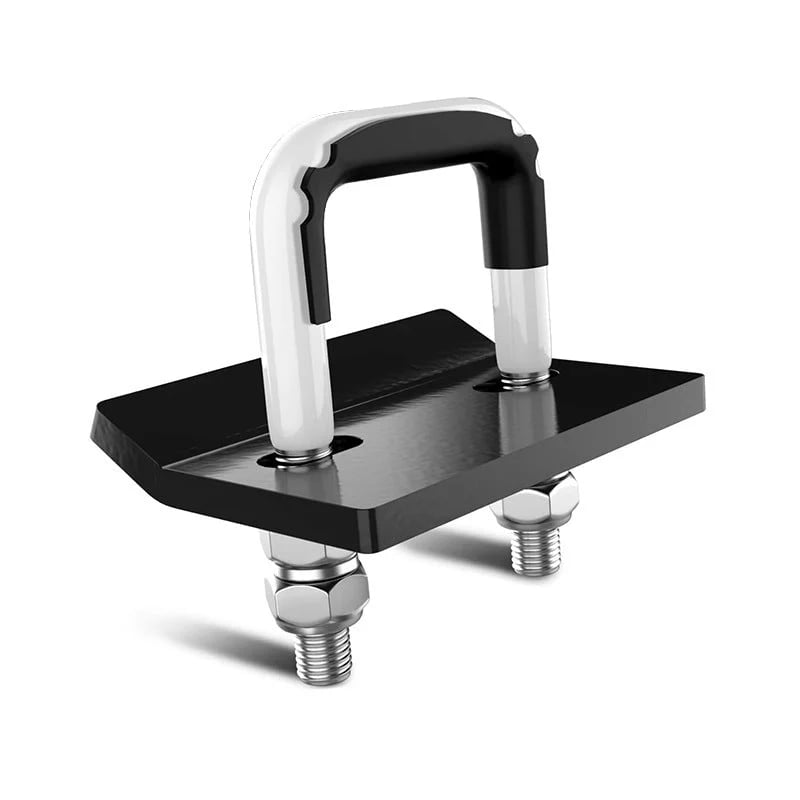 🚛🔒 Heavy Duty Trailer Hitch Stabilizer Clamp - Black Anti-Rattle Towing Accessory
