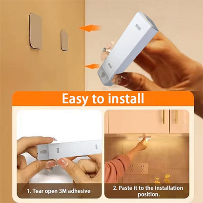 🔥💡 Punch-free Smart Sensor Magnetic Rechargeable LED Lights