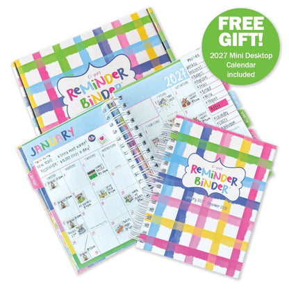 📅✨ 2027–2028 Reminder Binder® – 24-Month All-in-One Life Planner