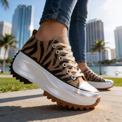 👟 LunaStar ComfortLift Platform Walking Sneakers
