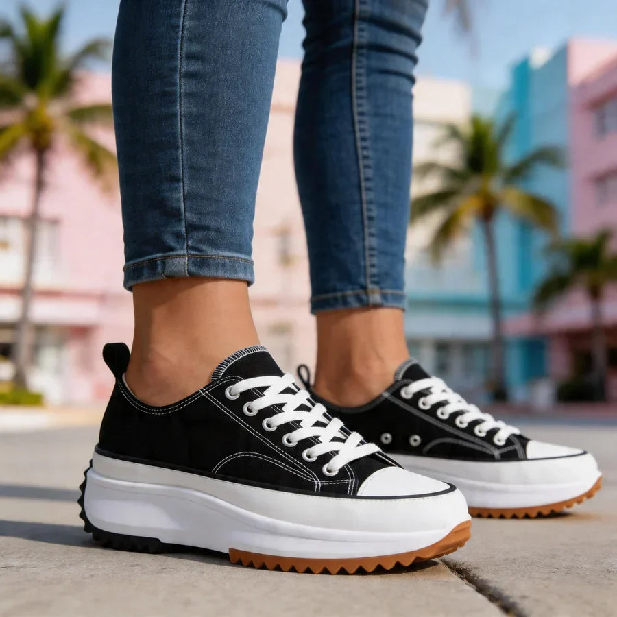 👟 LunaStar ComfortLift Platform Walking Sneakers