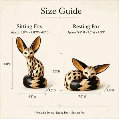 🔥 Limited Time – 50% OFF! 🦊 Vintage Fennec Fox Sculpture
