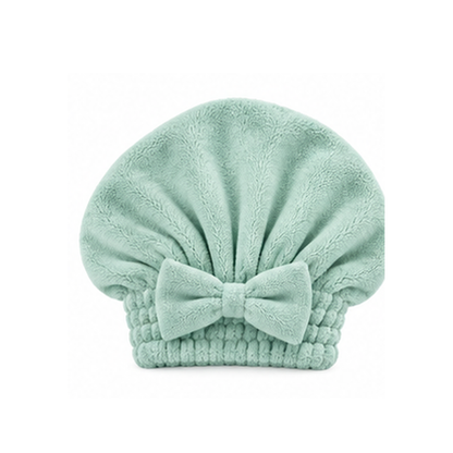 🎀 Ultra-Soft Coral Velvet Bow Hair Towel Wrap | Buy 2, Get 1 Free 🛁