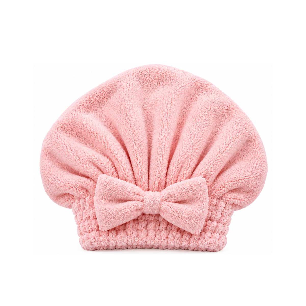 🎀 Ultra-Soft Coral Velvet Bow Hair Towel Wrap | Buy 2, Get 1 Free 🛁