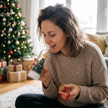 🎄 Recordable Christmas Keepsake Ornament with Your Own Voice Message