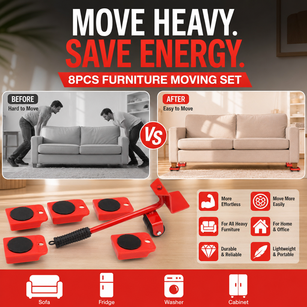 🔥48% off! Hot deal🎁Casters! Move your furniture with ease—all by yourself! They won’t damage your furniture or floors, making it easy to maintain your ideal home environment.