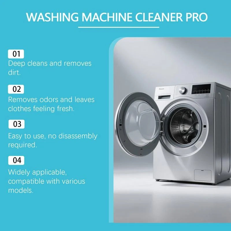 Deep-Clean Washer Refresh Tablets 🫧 Odor & Residue Remover