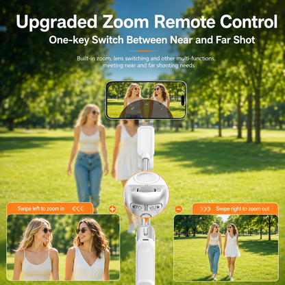 📸 Zoomable Magnetic Palm Grip | Selfie Stick & Tripod🔥
