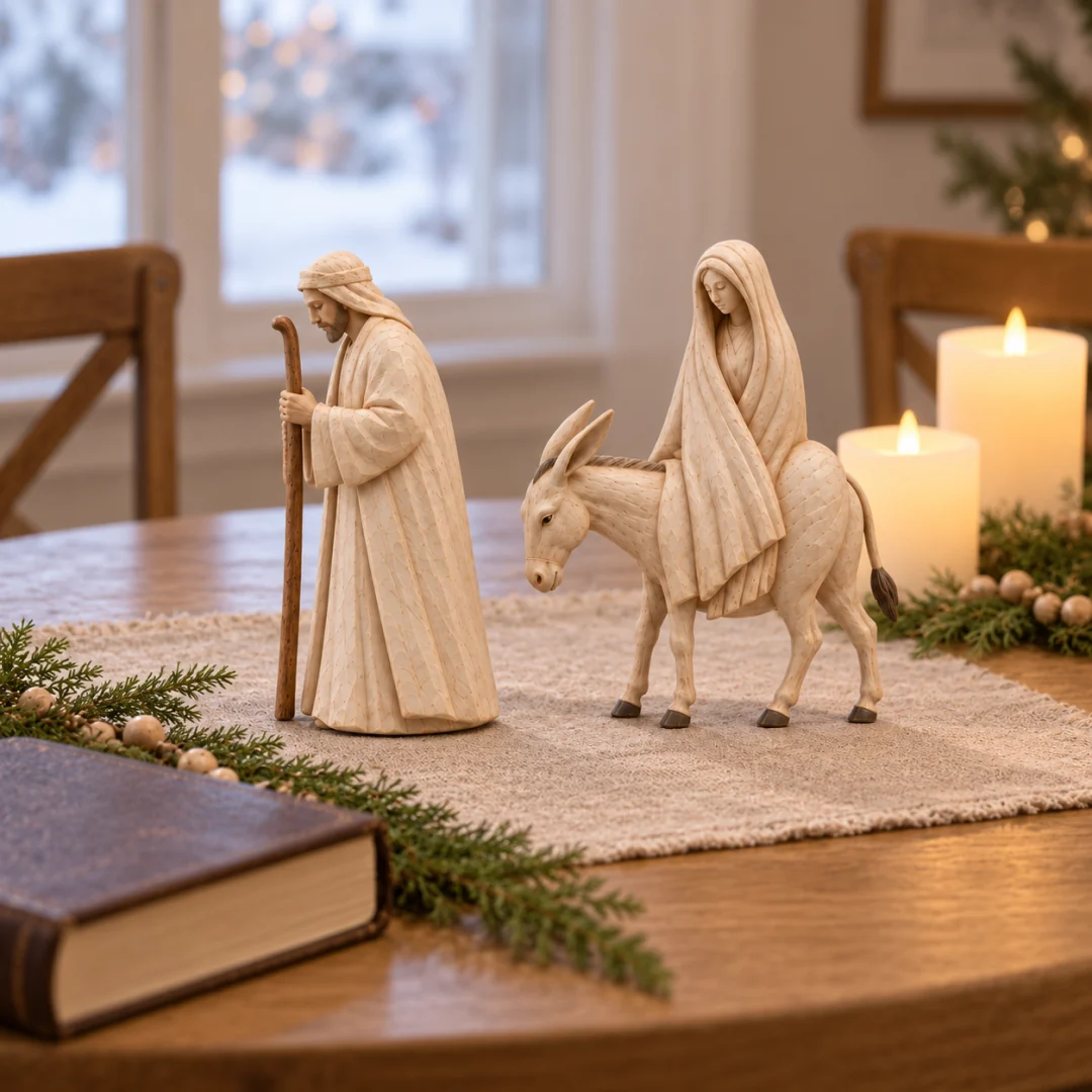 ✨ Journey to Bethlehem – A Meaningful Nativity Keepsake for Christmas