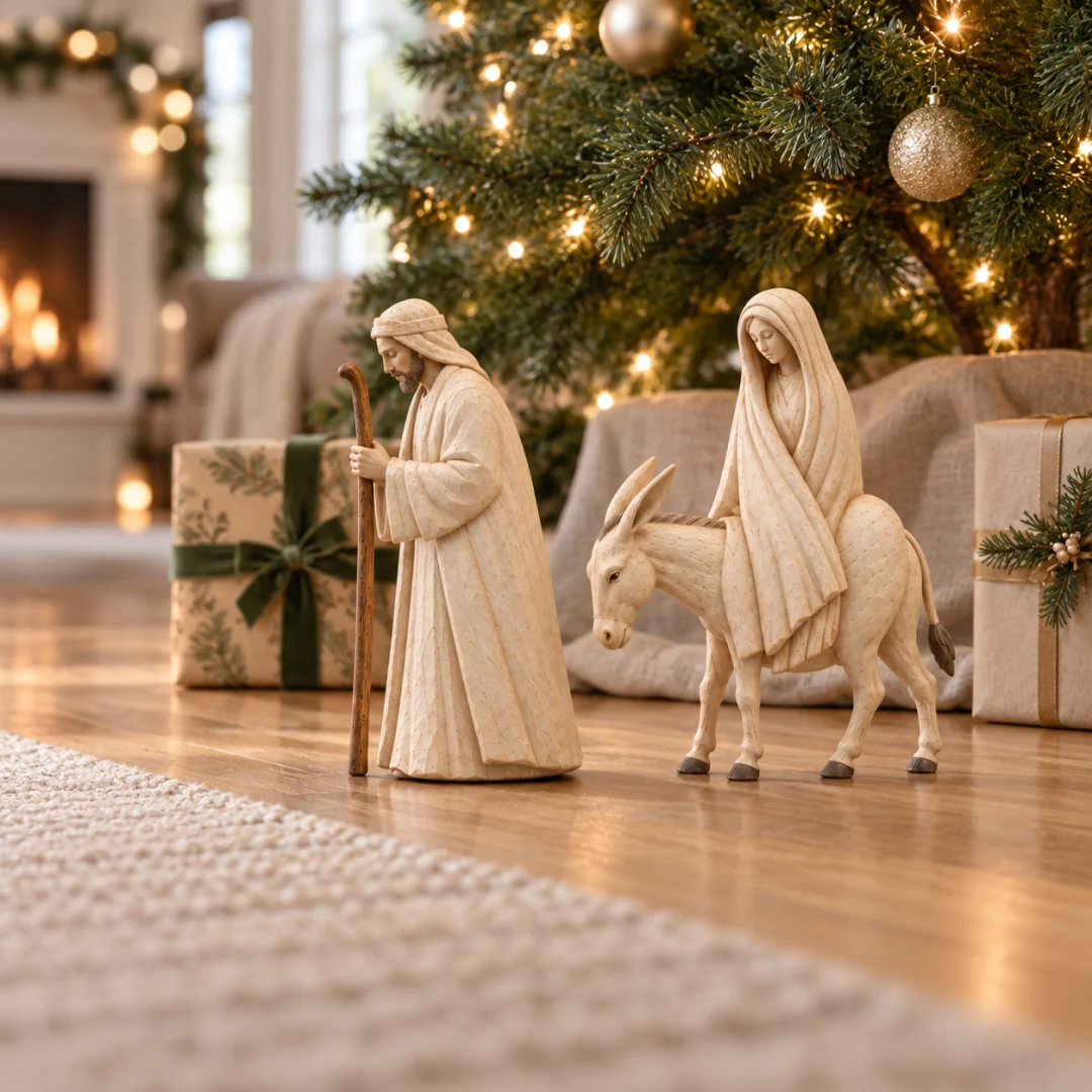 ✨ Journey to Bethlehem – A Meaningful Nativity Keepsake for Christmas