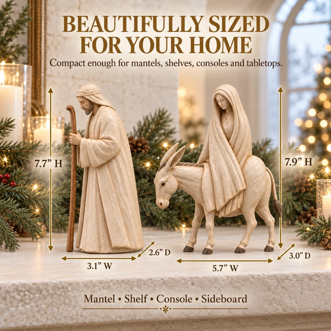 ✨ Journey to Bethlehem – A Meaningful Nativity Keepsake for Christmas