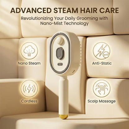 ⏳🔥LIMITED-TIME 50% OFF! ⏰Electric Spray Air Cushion Massage Comb