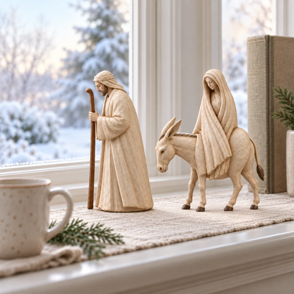 ✨ Journey to Bethlehem – A Meaningful Nativity Keepsake for Christmas