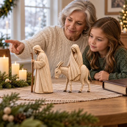 ✨ Journey to Bethlehem – A Meaningful Nativity Keepsake for Christmas
