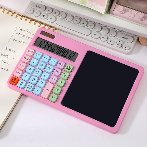 🧮 2-in-1 Calculator & LCD Writing Tablet – Notes Made Easy