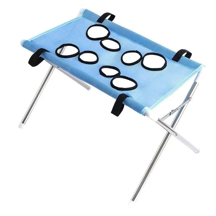 🐾Cozy 2-in-1 Foldable Pet Grooming Lounger & Travel Bed
