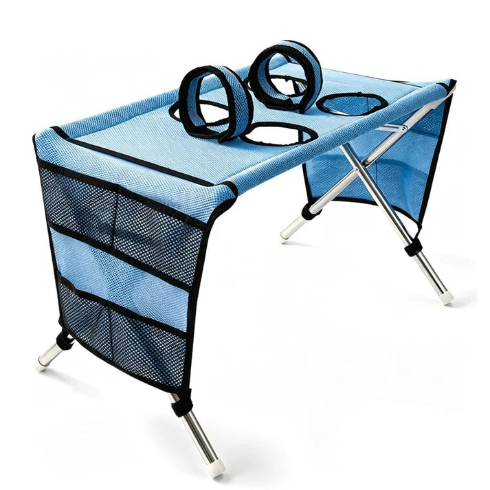 🐾Cozy 2-in-1 Foldable Pet Grooming Lounger & Travel Bed