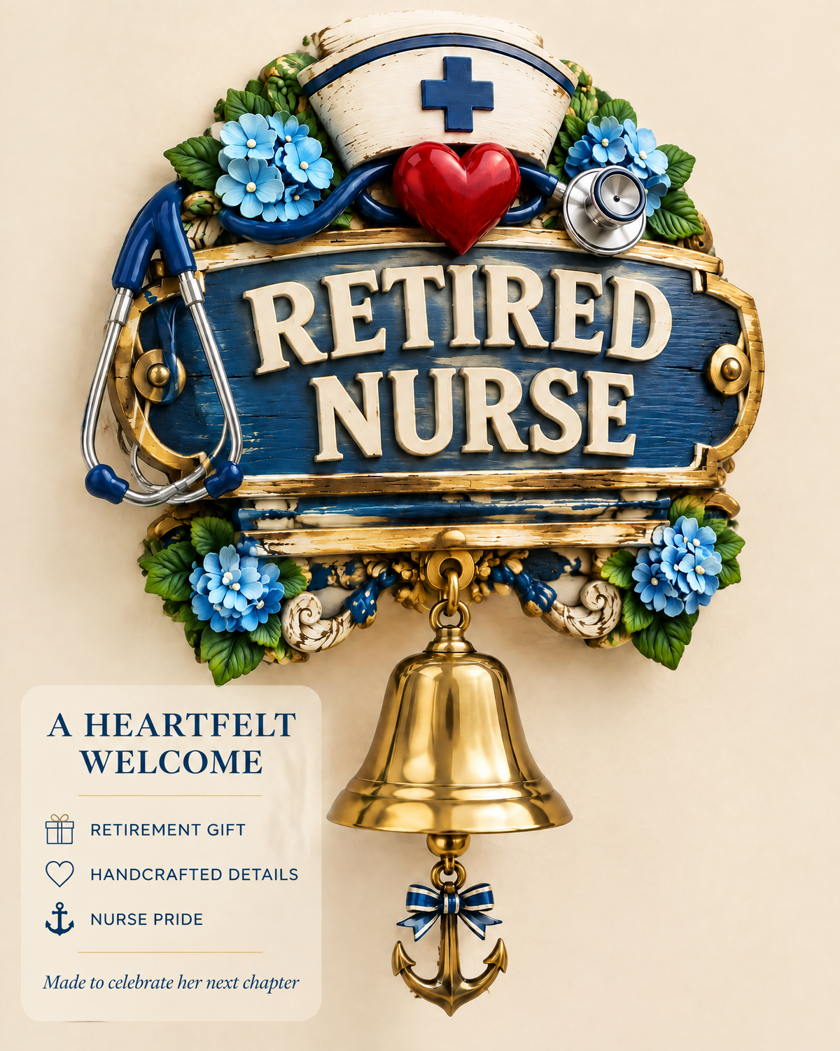 Retired Nurse Welcome Doorbell