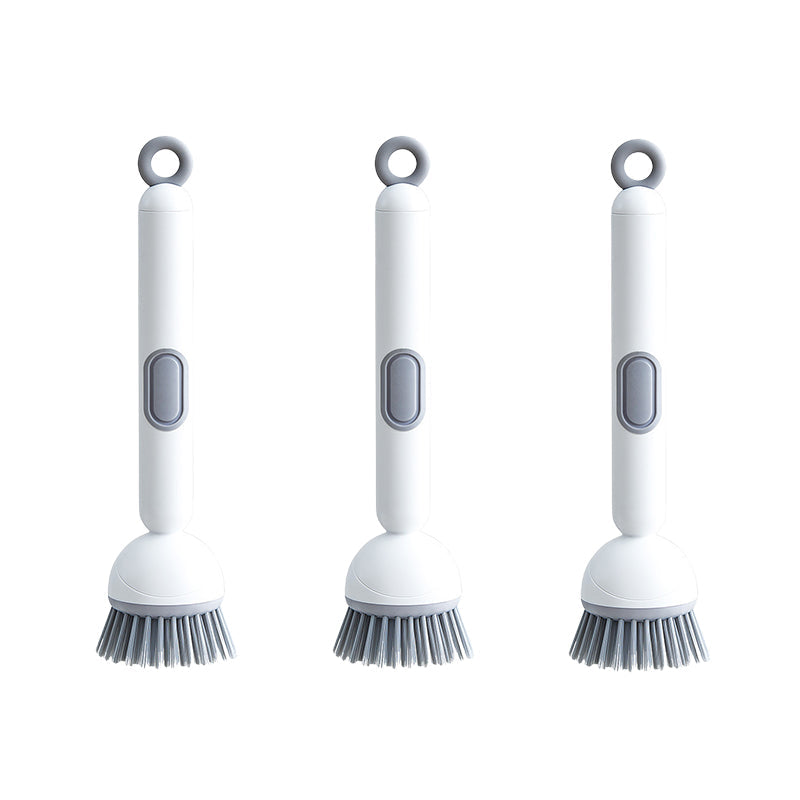 Rotating Dish Cleaning Brush 🧽 – Long Handle with Soap Dispenser