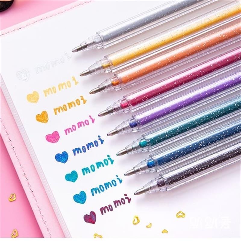 💥 Last Day Sale – Glitter Gel Pen Set 🎨 Smooth Writing with Sparkling Color