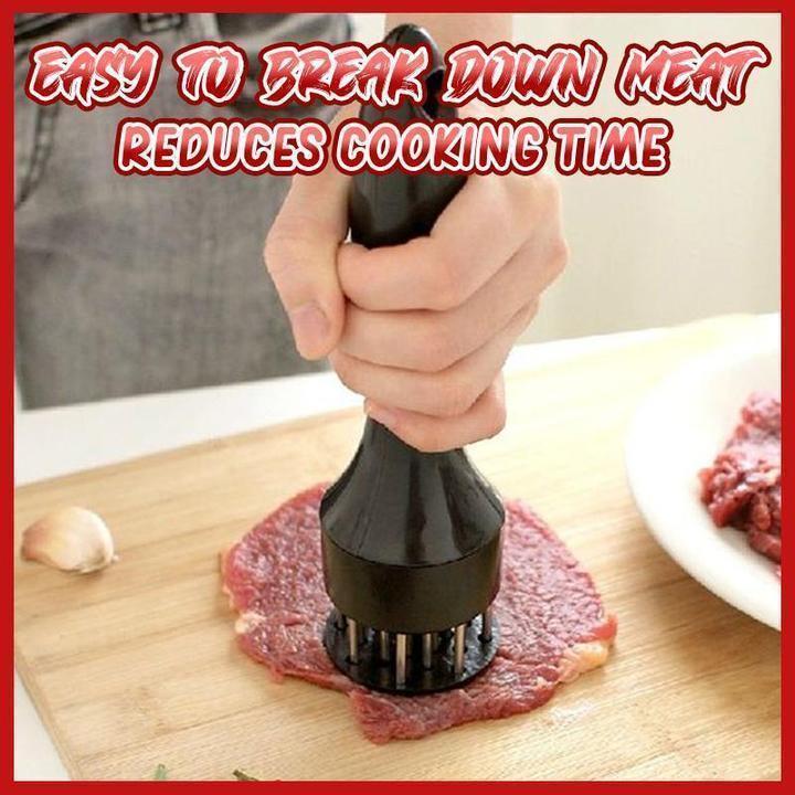 ⏰ Limited-Time Deal | 21-Blade Stainless Steel Meat Tenderizer for Faster Marinating & Easy Cleanup 🥩