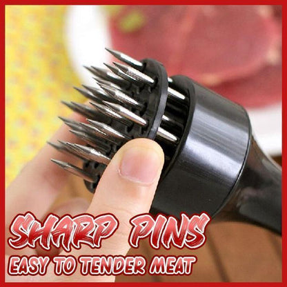 ⏰ Limited-Time Deal | 21-Blade Stainless Steel Meat Tenderizer for Faster Marinating & Easy Cleanup 🥩