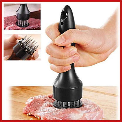 ⏰ Limited-Time Deal | 21-Blade Stainless Steel Meat Tenderizer for Faster Marinating & Easy Cleanup 🥩