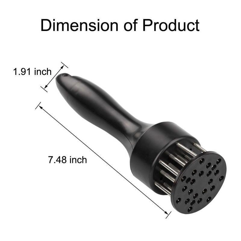 ⏰ Limited-Time Deal | 21-Blade Stainless Steel Meat Tenderizer for Faster Marinating & Easy Cleanup 🥩