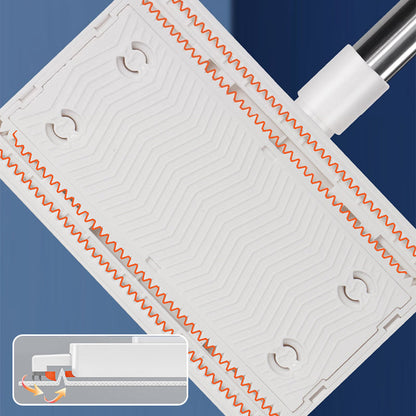 🧹Disposable Dust Mop with 4 Reusable Cloths✨Lightweight Floor Dusting Mop For Hardwood Tile Floors
