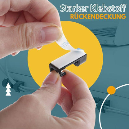 Adhesive Cable Organizer Clips 🔌 – Keep Cords Neat & Tangle-Free