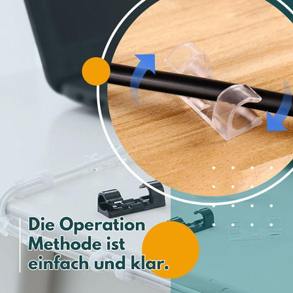 Adhesive Cable Organizer Clips 🔌 – Keep Cords Neat & Tangle-Free