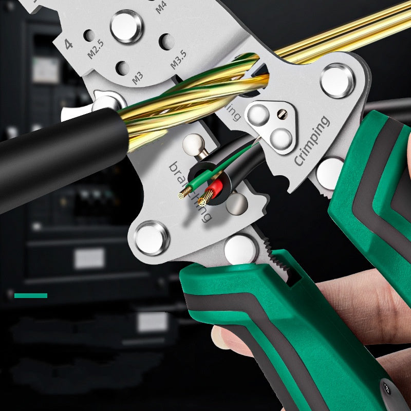 Foldable Wire Stripper & Voltage Tester ⚡ – Handy Electrical Tool