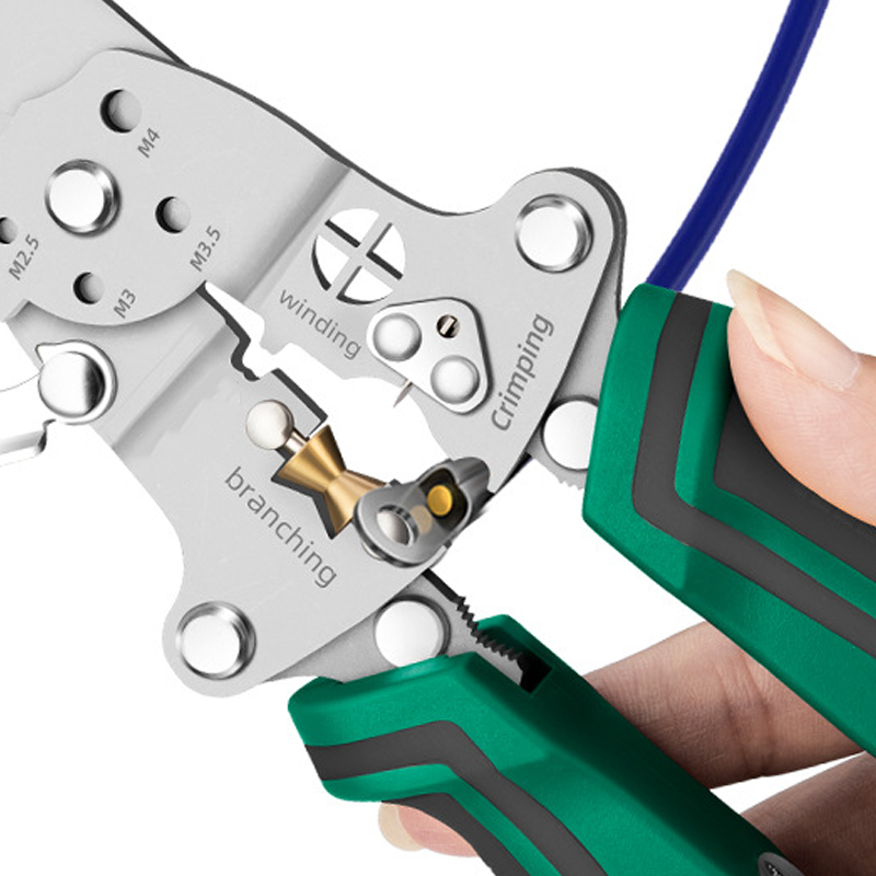 Foldable Wire Stripper & Voltage Tester ⚡ – Handy Electrical Tool