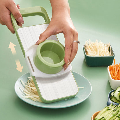 📢 30% OFF NOW! 🔪 Multifunctional Kitchen Chopper with Hand Guard – 5 Blades, Non-Slip Base & Quick Vegetables Chopping 🥕⚠️📦
