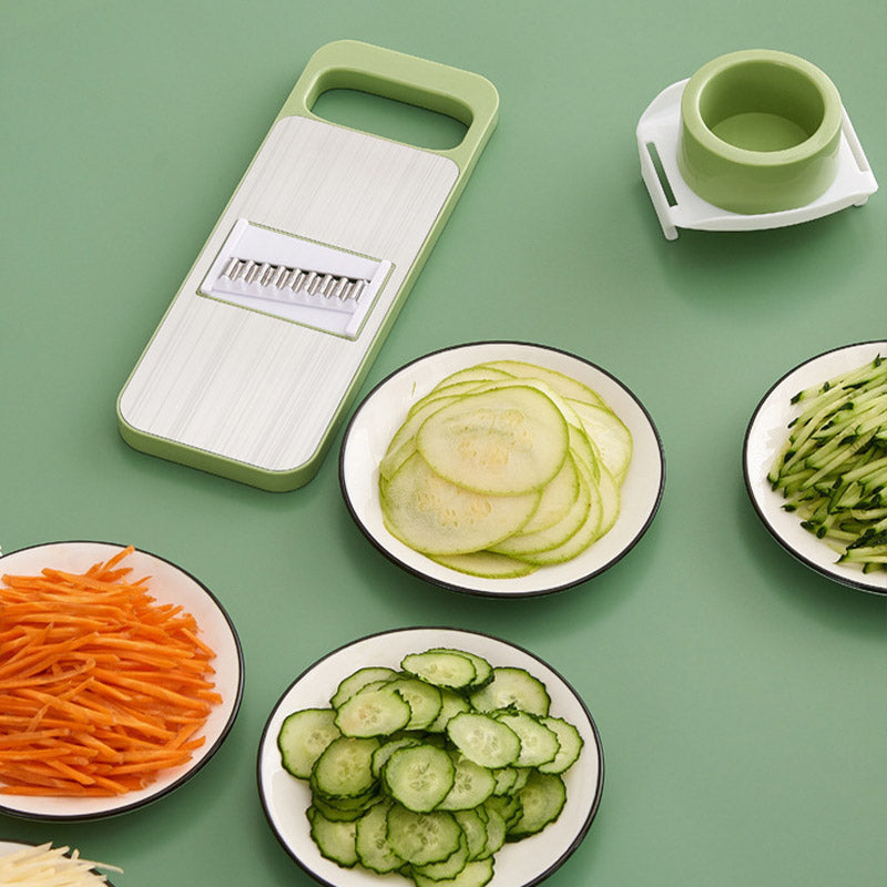 📢 30% OFF NOW! 🔪 Multifunctional Kitchen Chopper with Hand Guard – 5 Blades, Non-Slip Base & Quick Vegetables Chopping 🥕⚠️📦