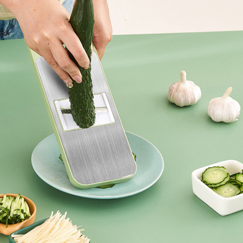 📢 30% OFF NOW! 🔪 Multifunctional Kitchen Chopper with Hand Guard – 5 Blades, Non-Slip Base & Quick Vegetables Chopping 🥕⚠️📦