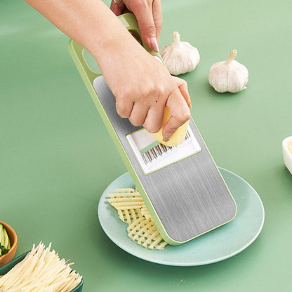 📢 30% OFF NOW! 🔪 Multifunctional Kitchen Chopper with Hand Guard – 5 Blades, Non-Slip Base & Quick Vegetables Chopping 🥕⚠️📦