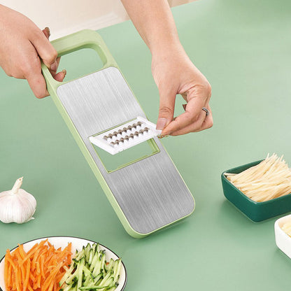 📢 30% OFF NOW! 🔪 Multifunctional Kitchen Chopper with Hand Guard – 5 Blades, Non-Slip Base & Quick Vegetables Chopping 🥕⚠️📦