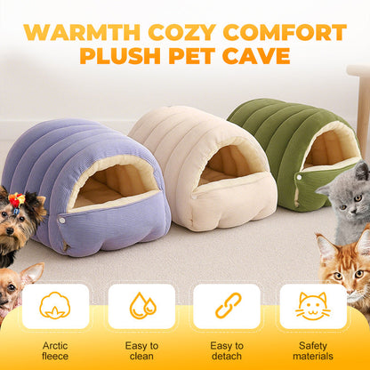 ⏳🔥LIMITED-TIME 50% OFF! ⏰ Warmth Cozy Comfort  Plush Pet Cave😸