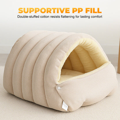 ⏳🔥LIMITED-TIME 50% OFF! ⏰ Warmth Cozy Comfort  Plush Pet Cave😸