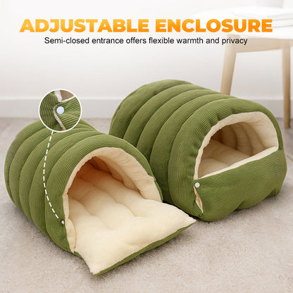 ⏳🔥LIMITED-TIME 50% OFF! ⏰ Warmth Cozy Comfort  Plush Pet Cave😸