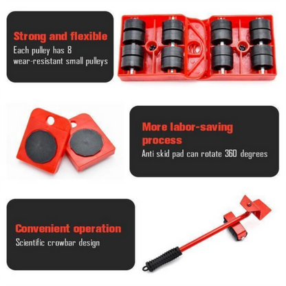 🔥 Last Day 50% OFF – 4-Piece Furniture Moving Tool Set