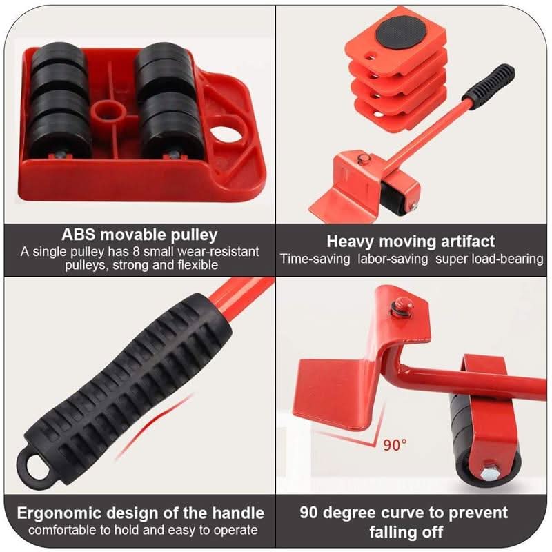 🔥 Last Day 50% OFF – 4-Piece Furniture Moving Tool Set