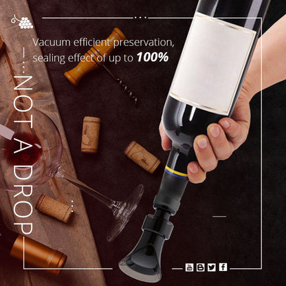 🍷 2026 Deal: 2-in-1 Pour & Preserve Vacuum Wine Stopper | 23,500+ Sold 🎉