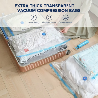 🧺 Space-Saving Vacuum Storage Bags – Compact Bedding & Clothing Storage | Half-Price Sale