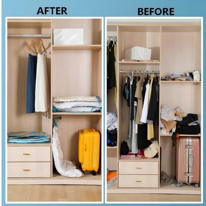 🧺 Space-Saving Vacuum Storage Bags – Compact Bedding & Clothing Storage | Half-Price Sale