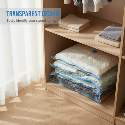 🧺 Space-Saving Vacuum Storage Bags – Compact Bedding & Clothing Storage | Half-Price Sale