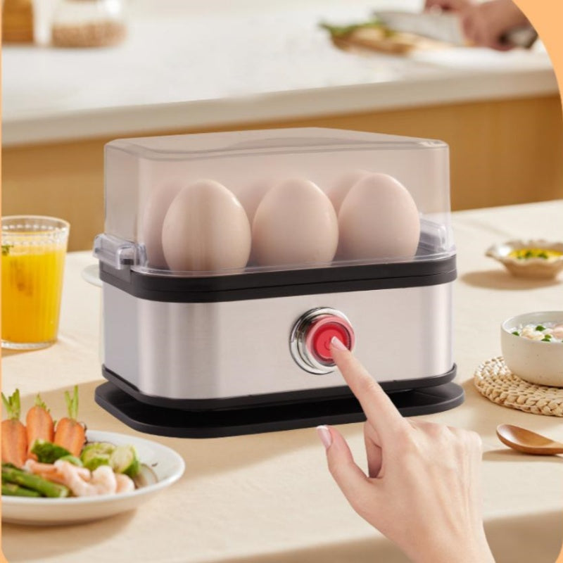 🥚 LIMITED-TIME 50% OFF! 🍳 Multifunctional Egg Steamer with Clear Lid – Boil, Poach or Omelet✨